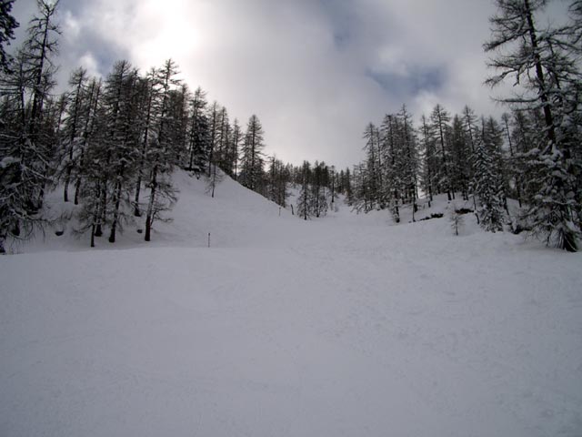 Schiroute vom Gamskogel zur Oberzauch-Alm (8. J&auml;n.)