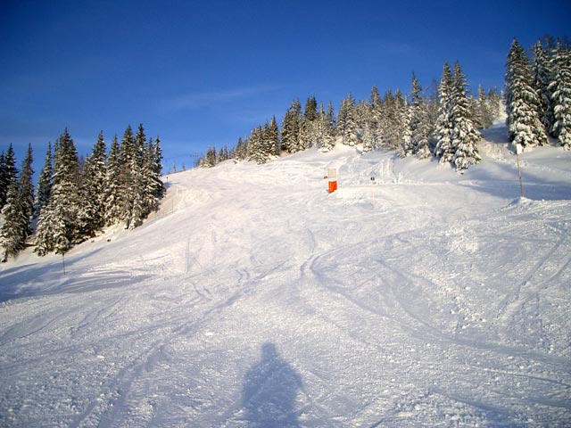 Abfahrt vom Mooskopf nach Kleinarl (8. Jän.)