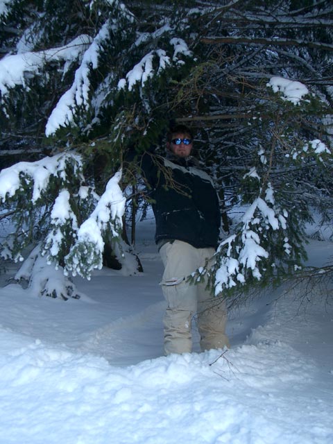 Markus neben der Rennwiese