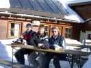 Ich, Markus und Mama beim Schutzhaus Teichhütte, 1.002 m