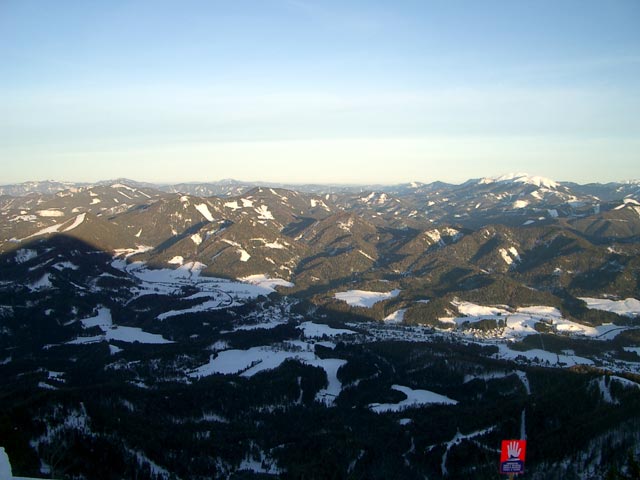 von der Gemeindealpe Richtung Nordosten