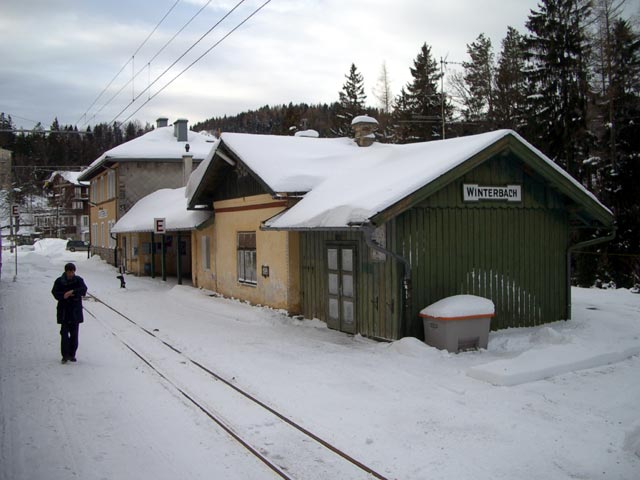 Bahnhof Winterbach (31. J&auml;n.)