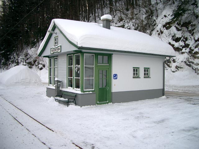 Haltestelle Puchenstuben (31. J&auml;n.)