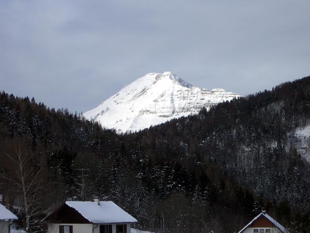 &Ouml;tscher von der Mariazellerbahn zwischen Annaberg und Wienerbruck-Josefsberg aus (31. J&auml;n.)