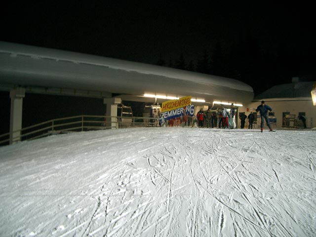 Hirschenkogel: Bergstation des Magic-Mountain-Xpress (26. J&auml;n.)