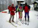 Christoph, Sonja und Erich bei der Talstation der Gipfellifte