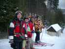 Ich, Sonja, Christoph, Martin, Markus und Magda am Karnerboden