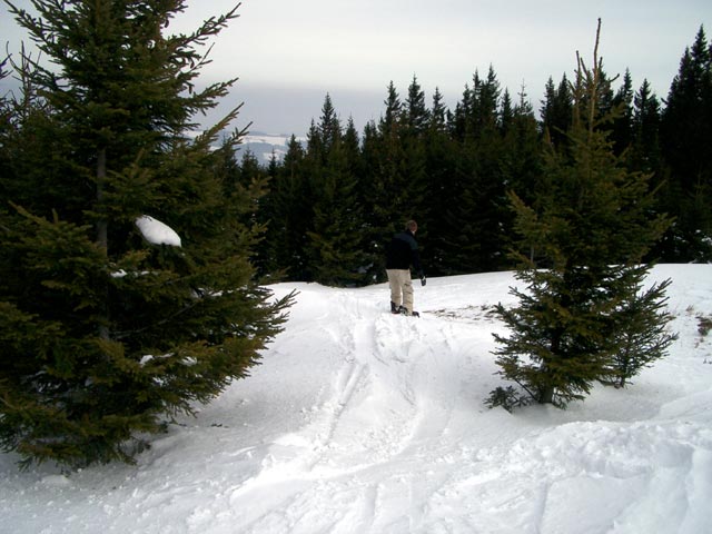 Markus neben der Piste 1