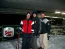 Ich, Ferenc und Markus bei der Bergstation des Magic-Mountain-Xpress