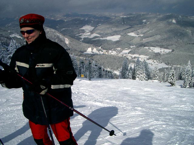 Hellin bei der Bergstation des Doppelsessellifts Großer Ötscher, 1.435 m