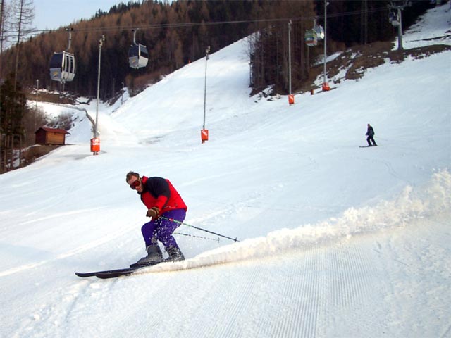 Erich auf der Weltcup-Panorama-Piste