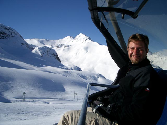 Markus auf der Idjochbahn (16. Apr.)