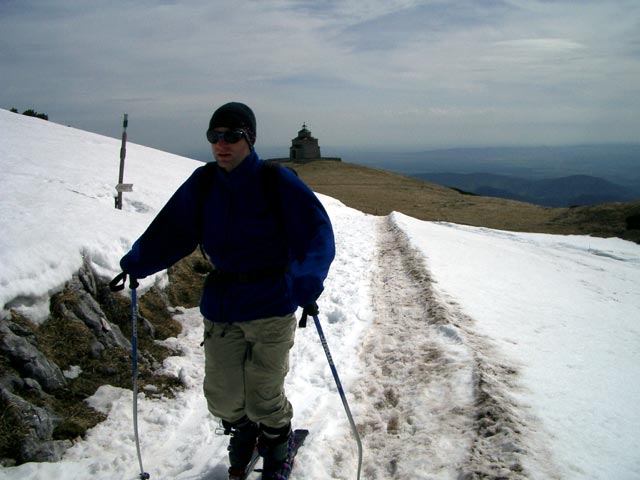 Andreas zwischen Bahnhof Hochschneeberg und Damb&ouml;ck Haus