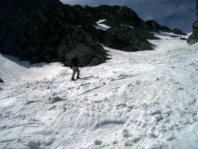 Ich in der Einfahrt der Breiten Ries