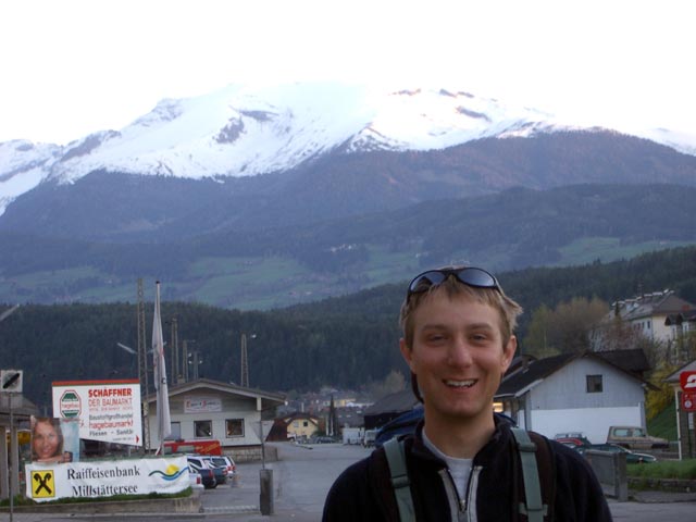 Ich beim Bahnhof Spittal am Millst&auml;ttersee (23. Apr.)