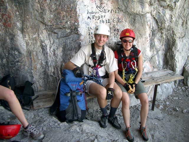 Ich und Carmen in der Maximiliansgrotte