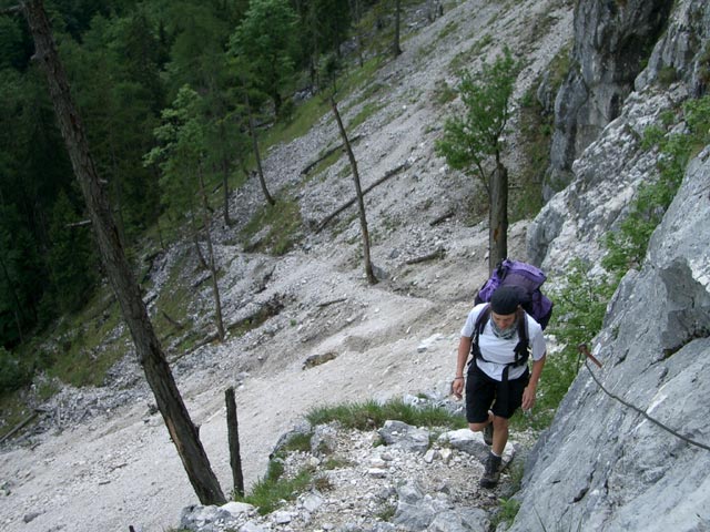 Gudrun am Schafluckensteig (29. Mai)