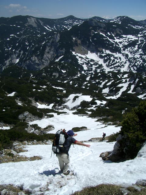 Erich am Weg 820 am Gr&uuml;nalm Kogel (30. Mai)