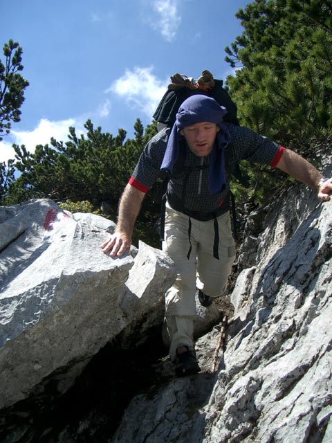 Erich am Weg 820 am Gr&uuml;nalm Kogel (30. Mai)