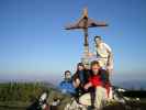 Christoph, Gudrun, Erich und ich am Hochlecken Kogel, 1.691 m (30. Mai)