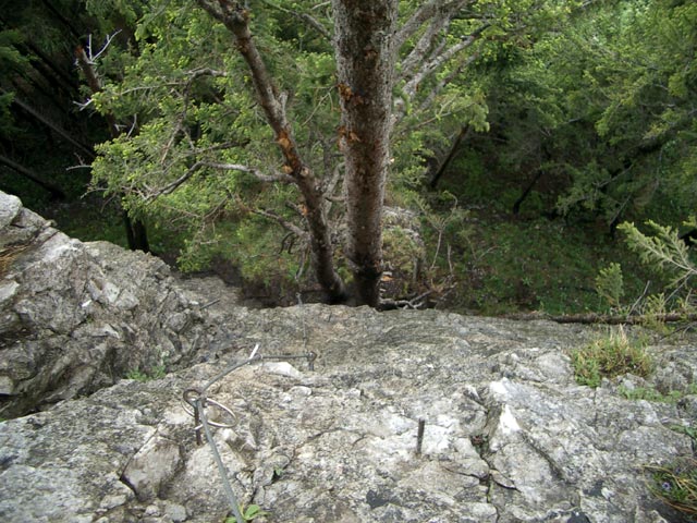 Via Kapf: Einstiegswand