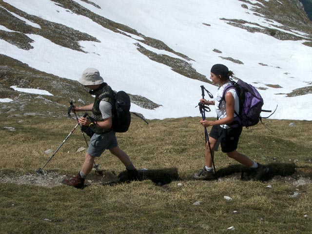 Christoph und Gudrun am Weg 656 (10. Juni)