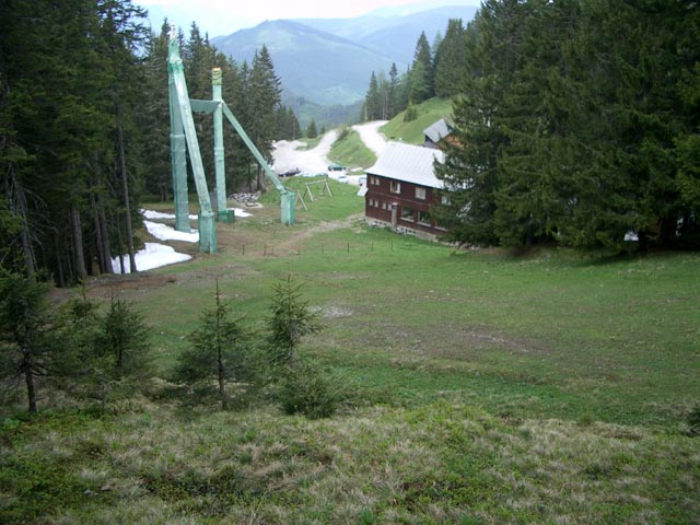 Eiskletterturm bei der Oberst Klinke-H&uuml;tte (11. Juni)