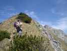 Gudrun und Christoph zwischen der Riffl und Kreuzkogel (10. Juni)