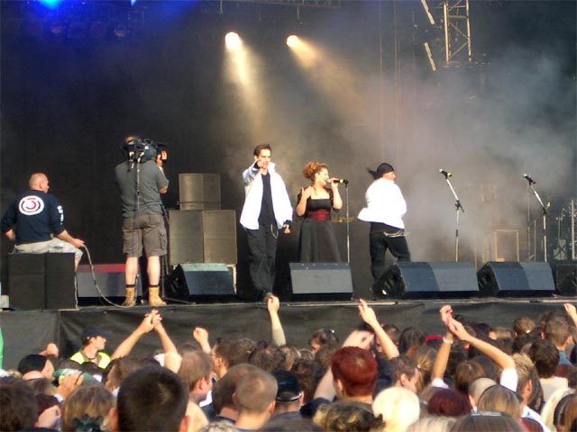 Groove Coverage auf der &Ouml;3-Radio B&uuml;hne