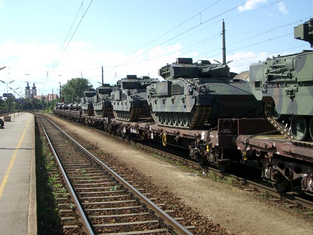 Militärzug in Tulln (21. Juni)