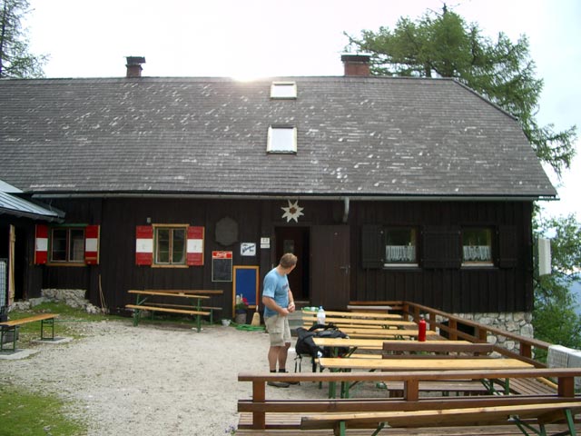 Erich bei der Zellerhütte, 1.575 m (3. Juli)