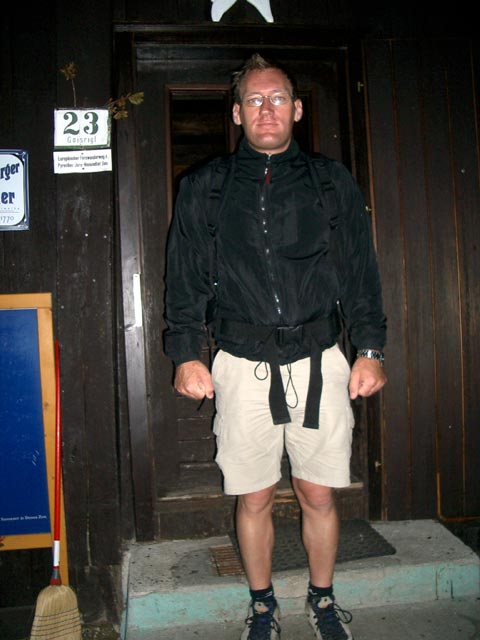 Erich bei der Zellerh&uuml;tte, 1.575 m (4. Juli)