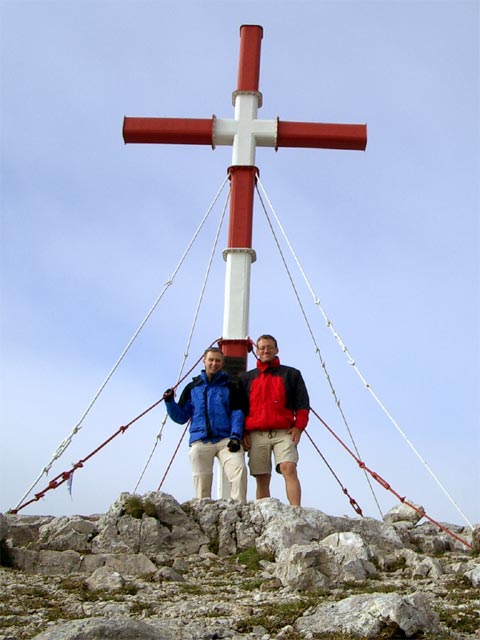 Ich und Erich am Warscheneck, 2.388 m (4. Juli)