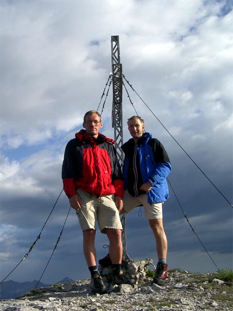 Erich und ich am Hochm&ouml;lbing, 2.341 m (5. Juli)