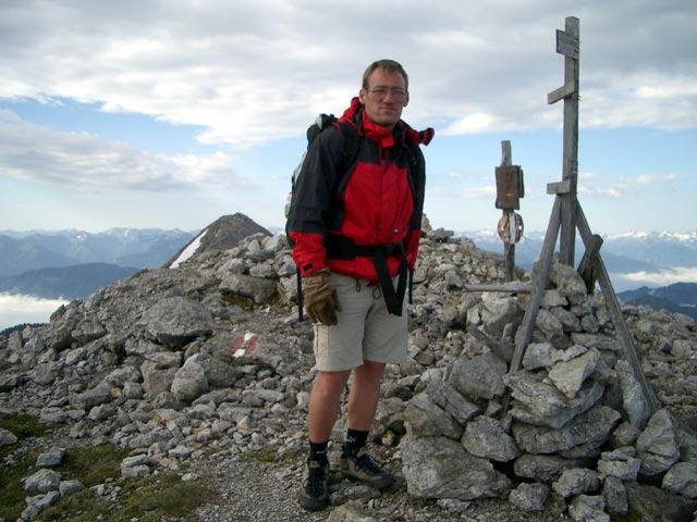 Erich am Kreuzspitz, 2.333 m (5. Juli)