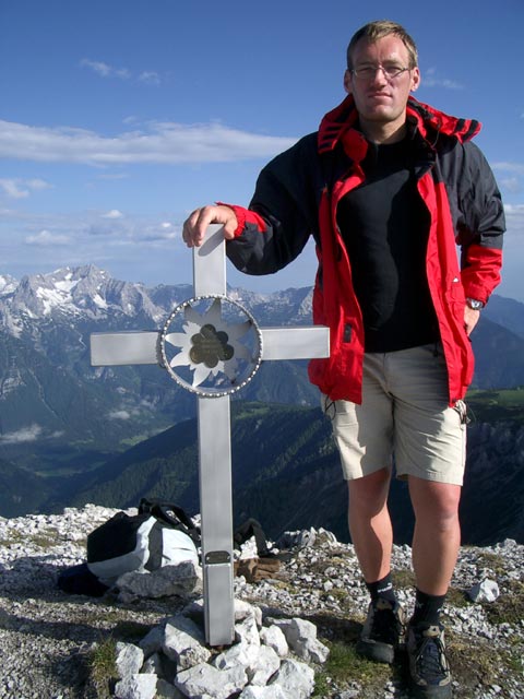 Erich am Kaminspitz, 2.328 m (5. Juli)