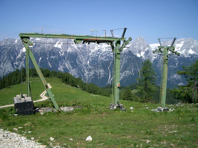 Bergstation des H&ouml;sslifts (5. Juli)
