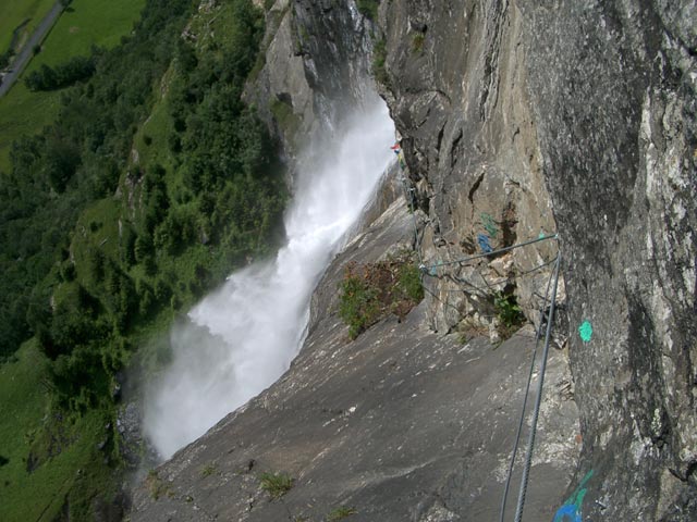 Klettersteig Fallbach: oberer Teil (12. Juli)