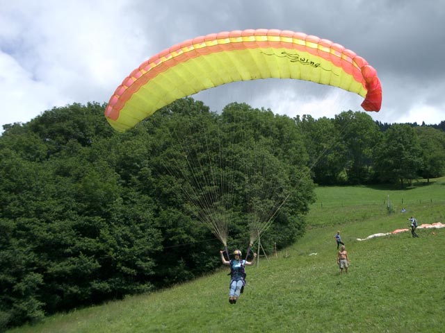 Daniela in der Flugschule Girstmair (13. Juli)