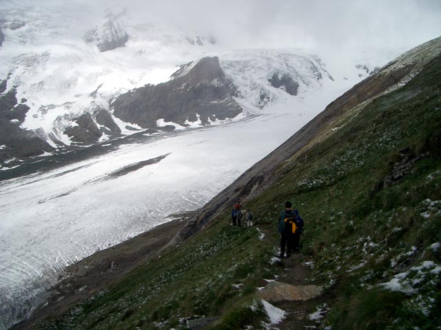 Pasterze von der Hofmannsh&uuml;tte aus (14. Juli)