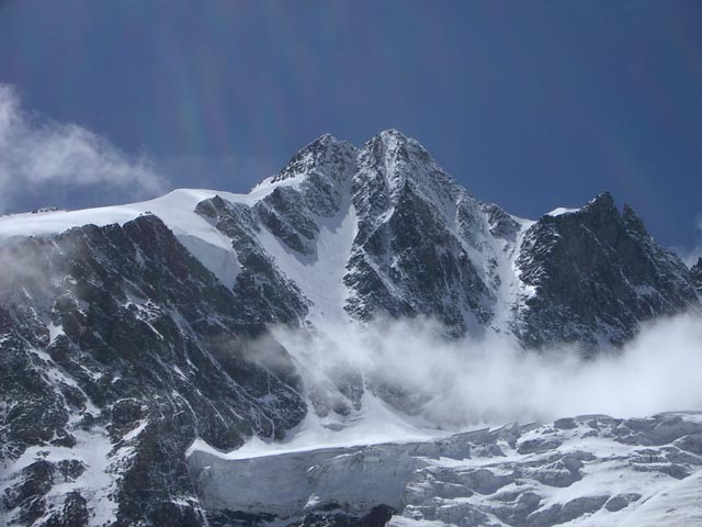 Kleinglockner und Gro&szlig;glockner von der Pasterze aus (14. Juli)