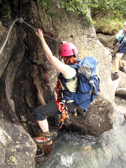 Klettersteig 'Wilde Wasser': Daniela (17. Juli)