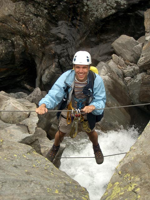 Klettersteig 'Wilde Wasser': Stefan (17. Juli)