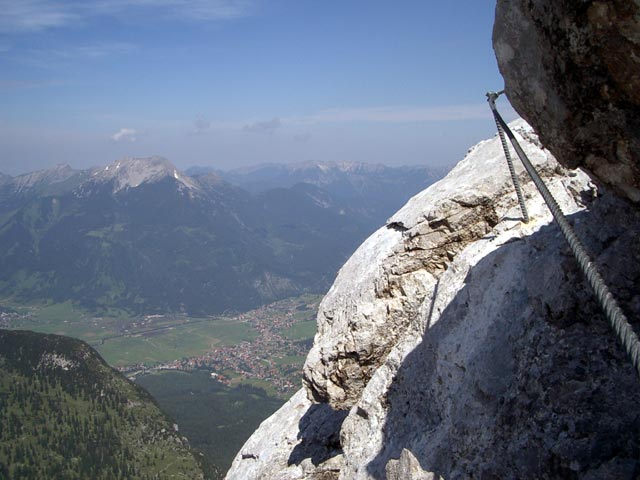 Ehrwald vom Tajakanten-Klettersteig aus