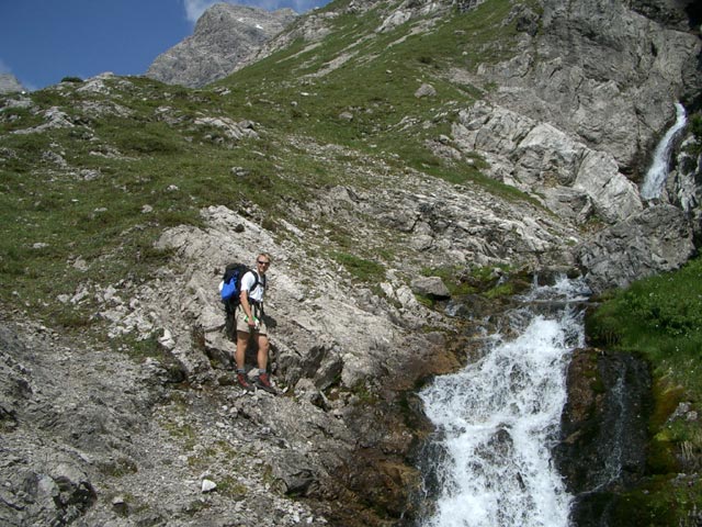 Ich am Medriolbach (30. Juli)