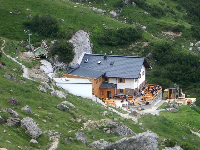 Muttekopfhütte, 1.934 m (31. Juli)