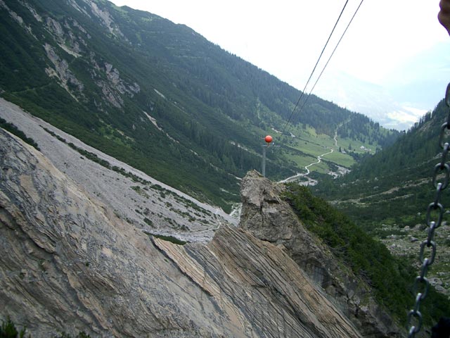 Materialseilbahn Muttekopfh&uuml;tte (31. Juli)