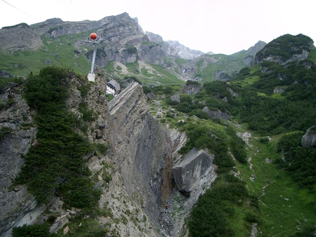 Materialseilbahn Muttekopfhütte (31. Juli)