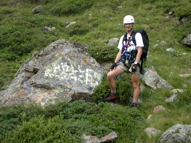 H&ouml;llenrachen: Ich am Zustieg (7. Aug.)