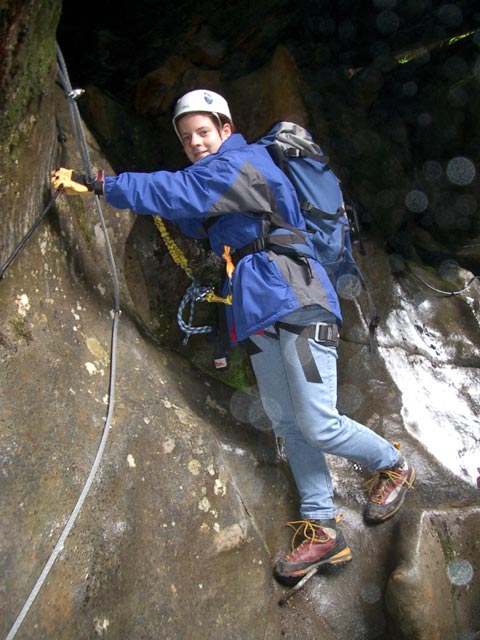 H&ouml;llenrachen: Daniela in der Querung (7. Aug.)